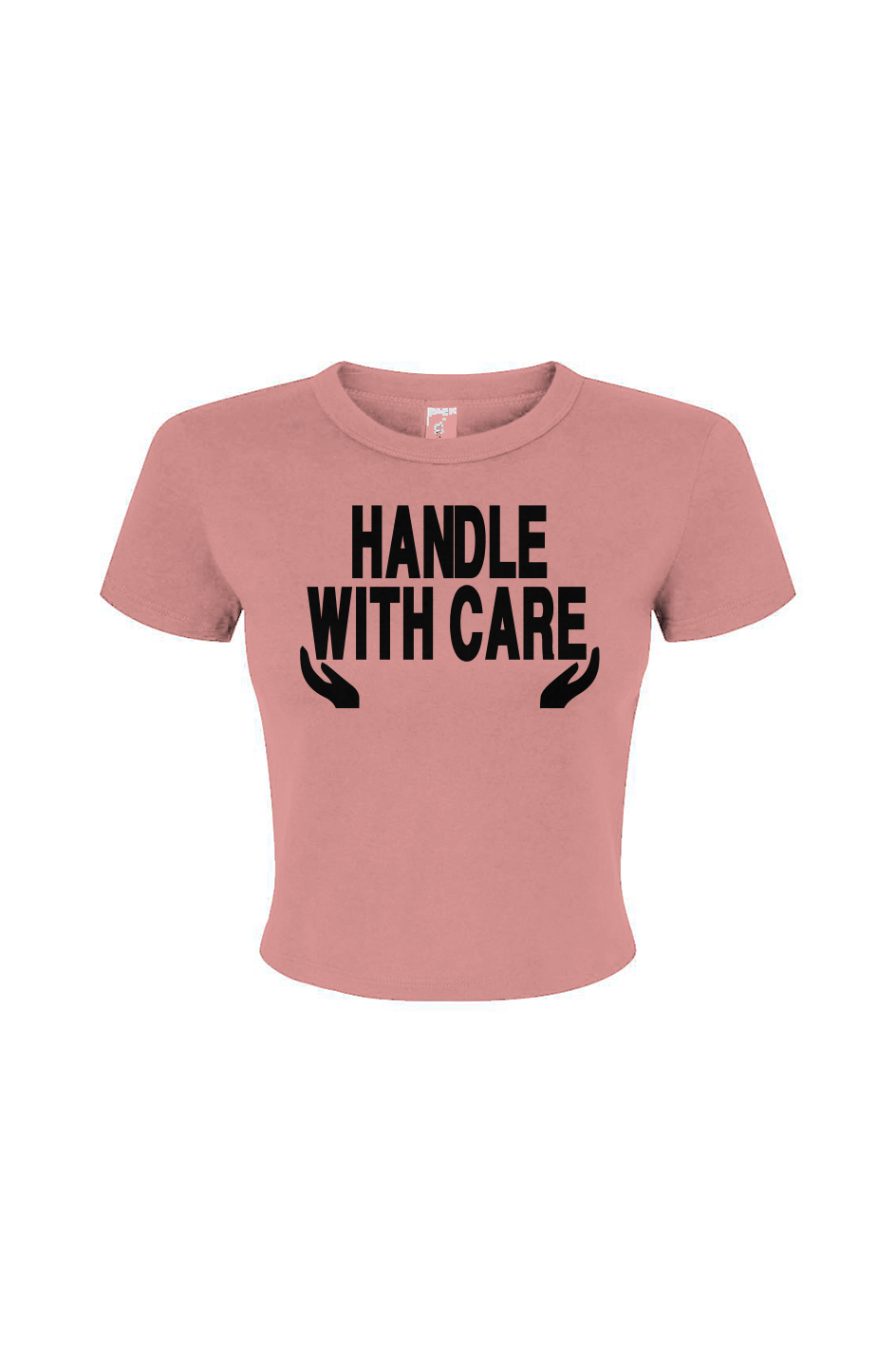 Handle with Care Women's Micro Rib Baby Tee