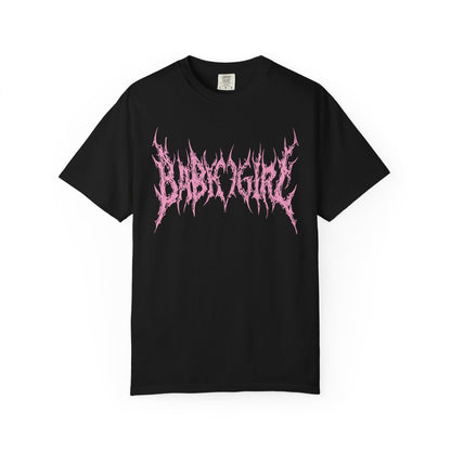 Baby Girl shirt Heart Metal Funny T-shirt for men or women