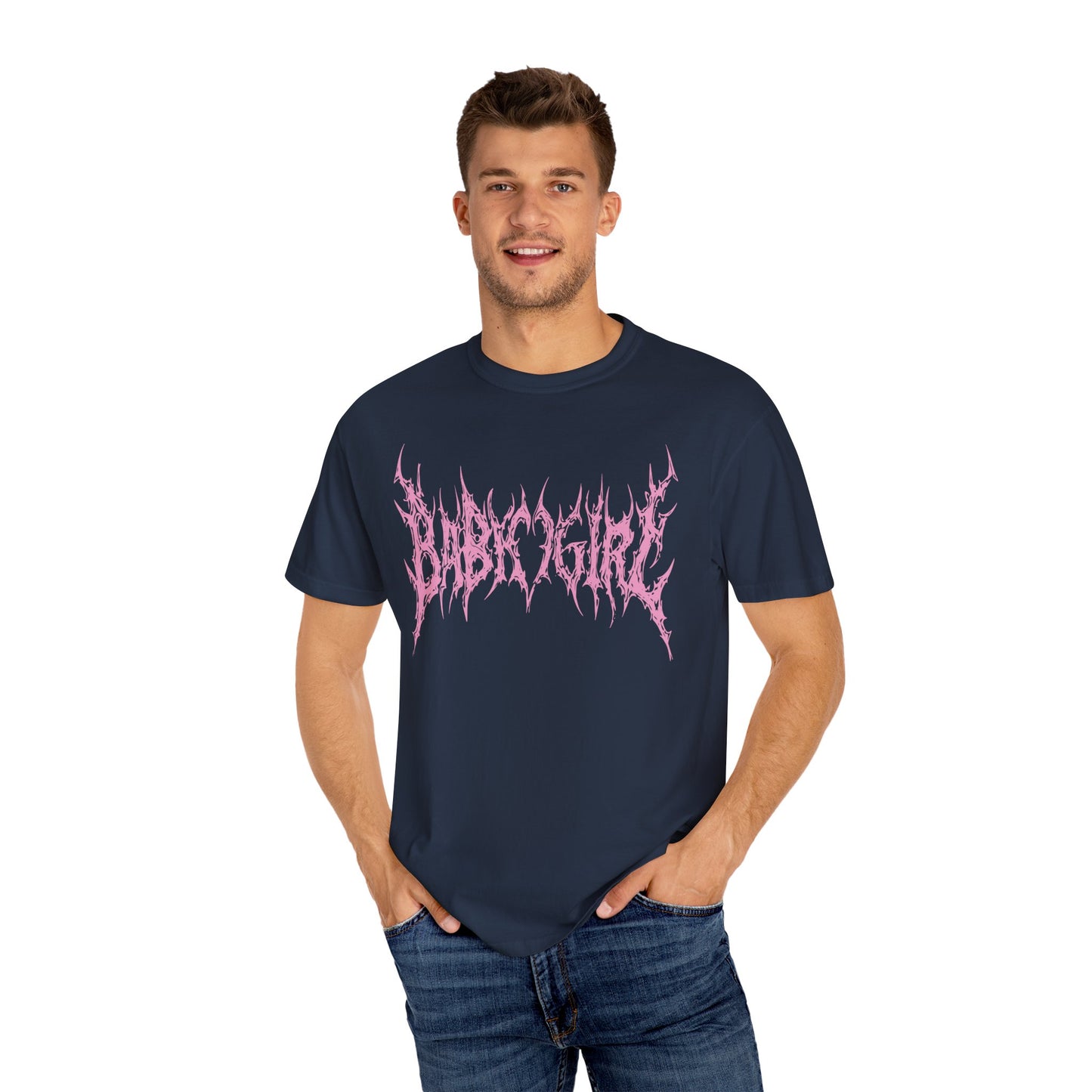 Baby Girl shirt Heart Metal Funny T-shirt for men or women