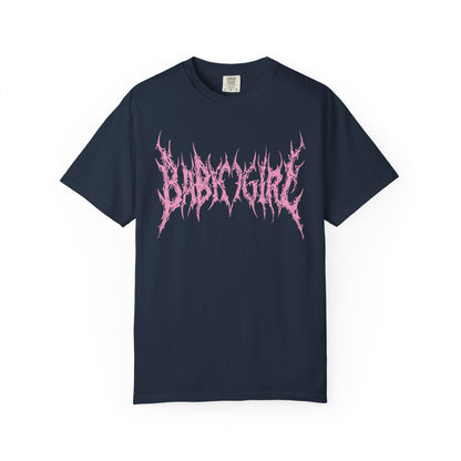 Baby Girl shirt Heart Metal Funny T-shirt for men or women