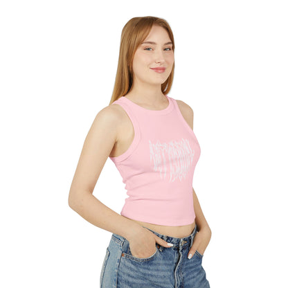 Anti Social Outline Classic Women's Racer Tank Top