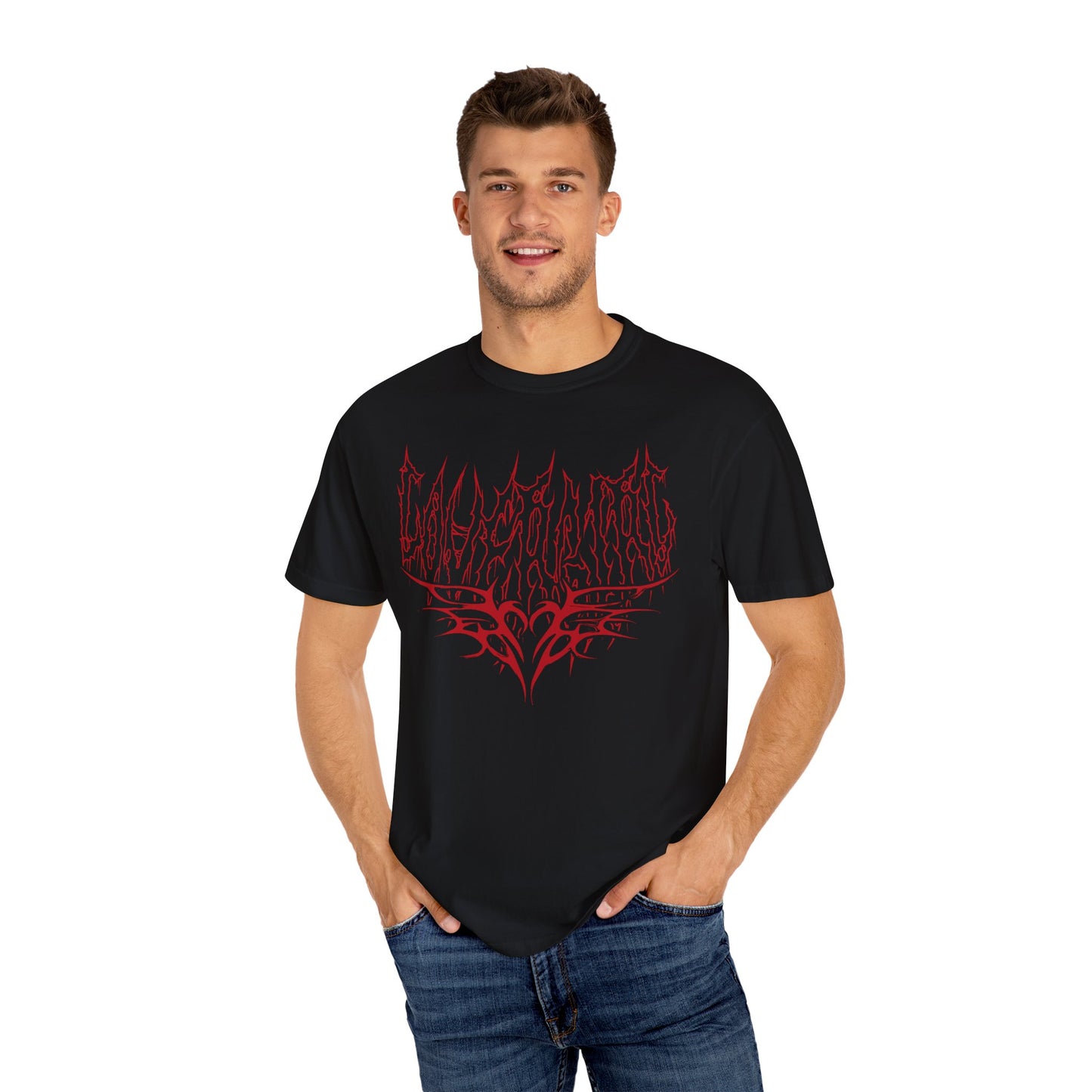Lover Girl shirt Heart Metal Red Funny T-shirt for men or women