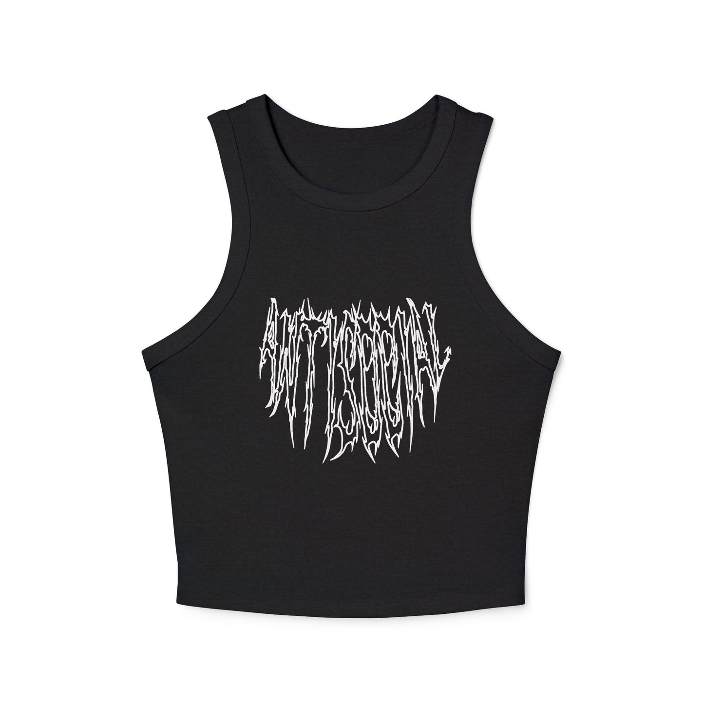 Anti Social Outline Classic Women's Racer Tank Top