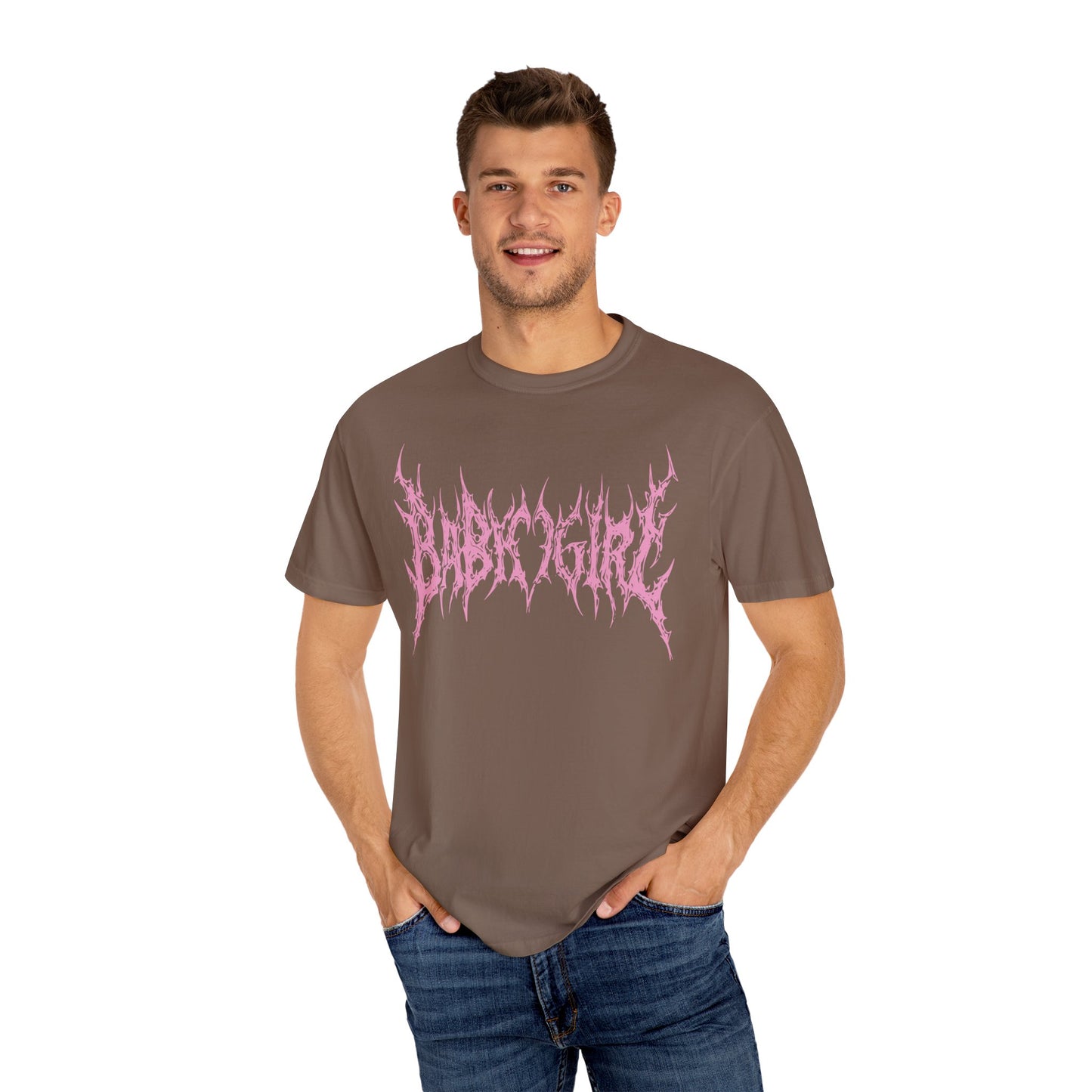Baby Girl shirt Heart Metal Funny T-shirt for men or women