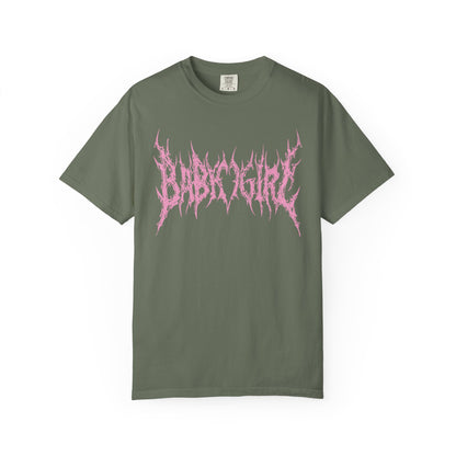Baby Girl shirt Heart Metal Funny T-shirt for men or women
