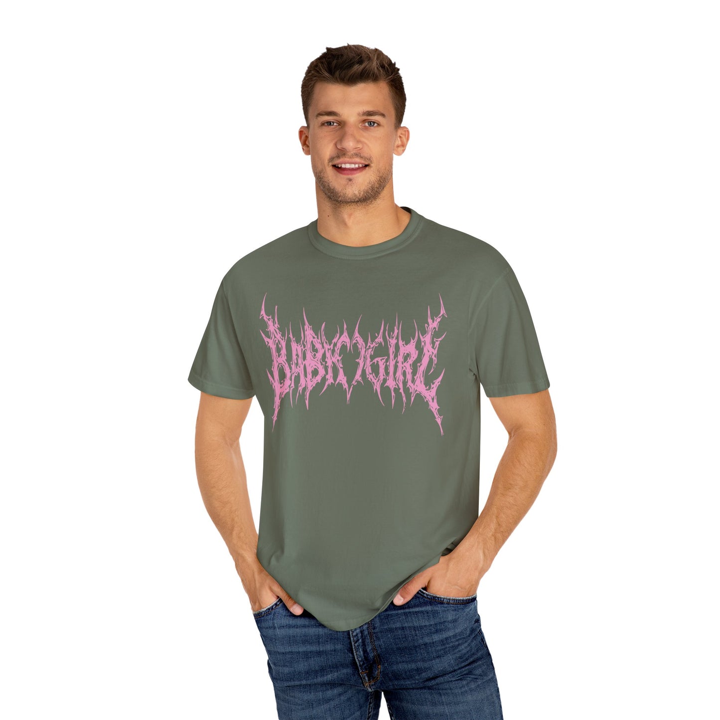 Baby Girl shirt Heart Metal Funny T-shirt for men or women