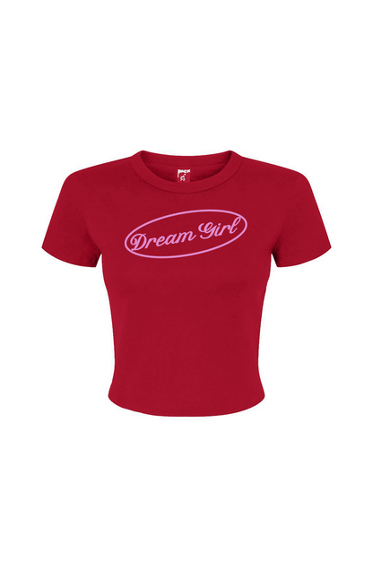 Dream girl pink Women's Micro Rib Baby Tee