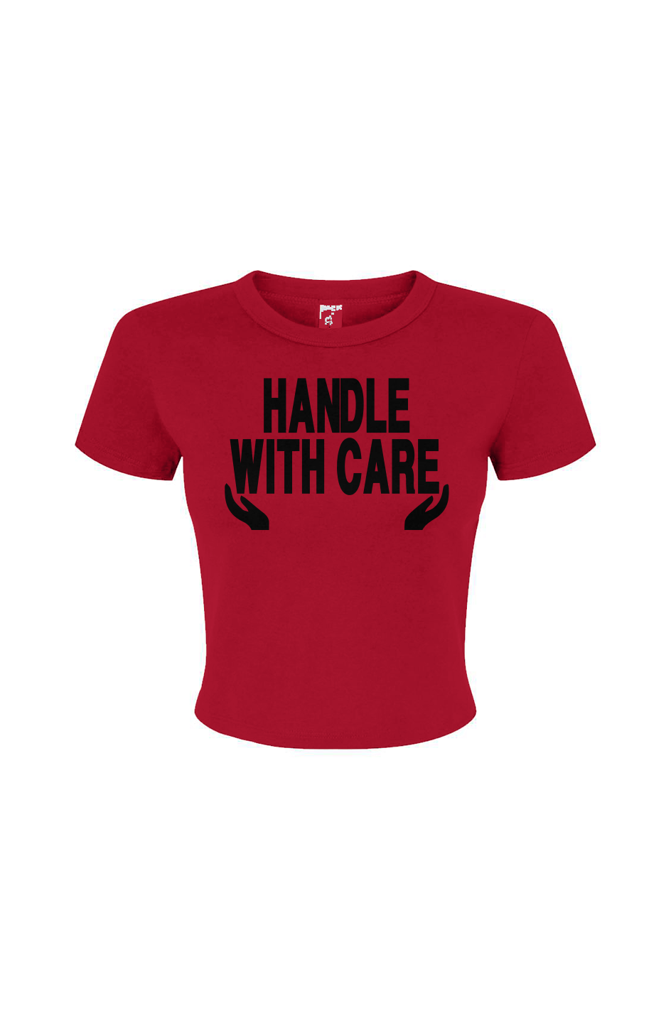 Handle with Care Women's Micro Rib Baby Tee