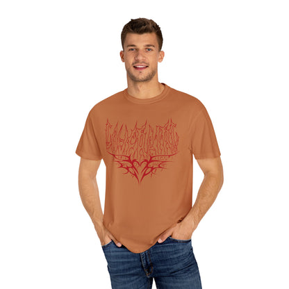Lover Girl shirt Heart Metal Red Funny T-shirt for men or women