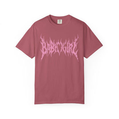 Baby Girl shirt Heart Metal Funny T-shirt for men or women