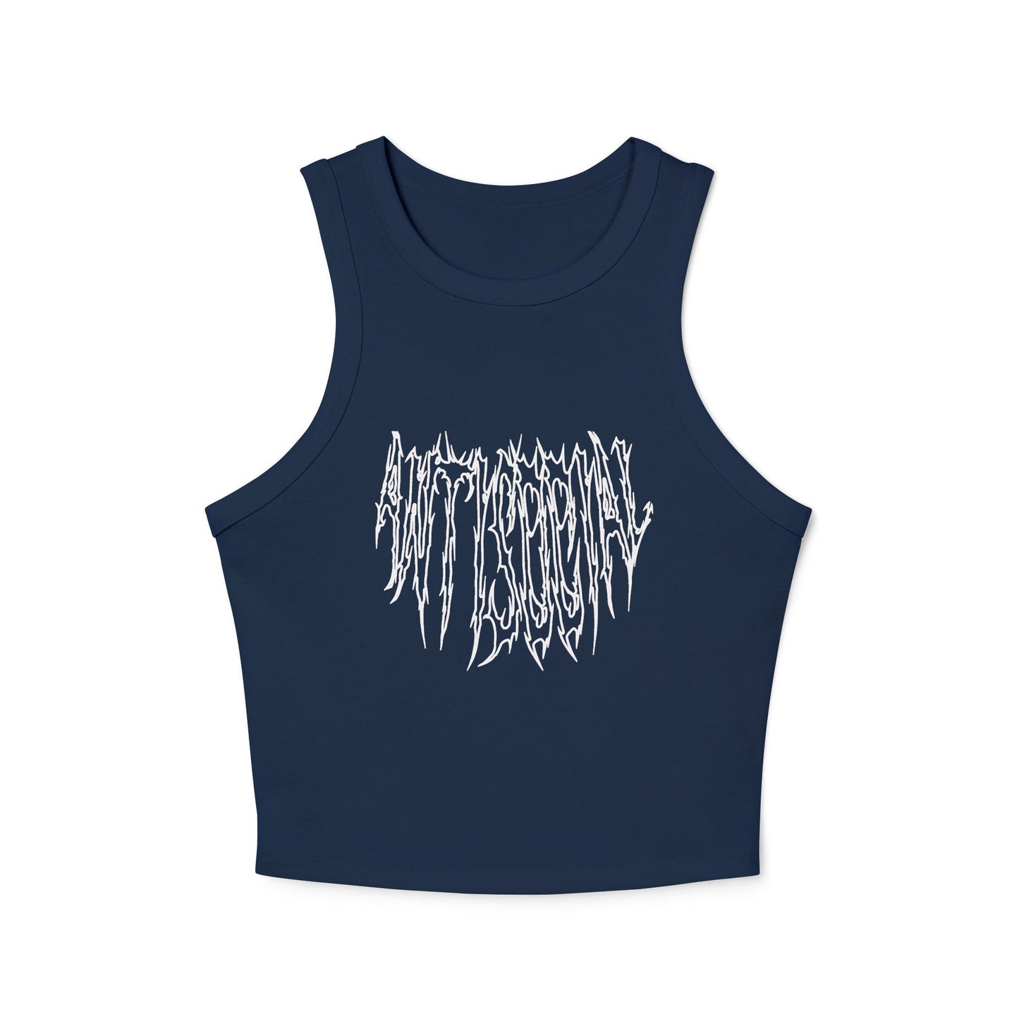 Anti Social Outline Classic Women's Racer Tank Top