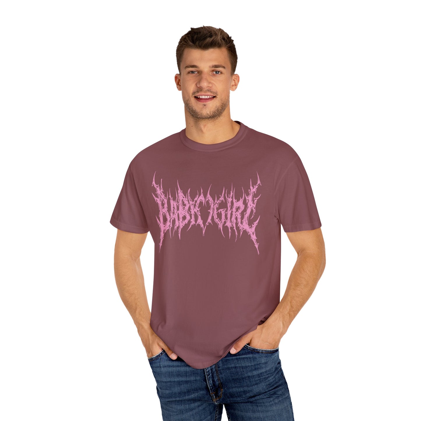 Baby Girl shirt Heart Metal Funny T-shirt for men or women